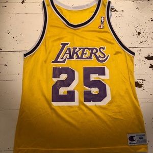 RARE Vintage Eddie Jones 25 Lakers Jersey